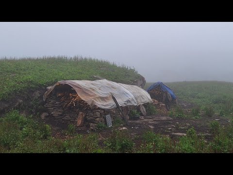 Nepali Mountain Village Life | Himalayan Shepherd Life | Organic Shepherd Food | VillageLifeNepal