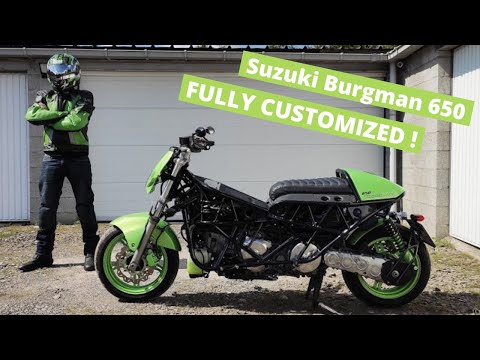 Epic transformation of my Suzuki Burgman 650 scooter