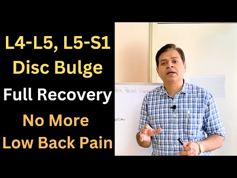 5 Steps For Disc Bulge Treatment, Low Back Pain Full Recovery, Herniated Disc Recovery Part-1