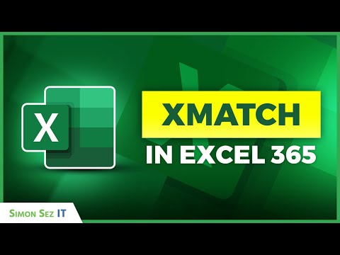 How to use XMATCH in Excel 365