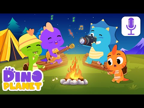 Unforgettable camping trip | Bedtime stories | DINO PLANET