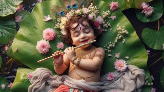 Cute little Krishna photos, dp ,wallpapers, images || krishna 's flute || mind relaxing flute music