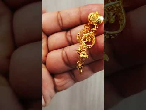 latest gold earrings 22ct#goldjewellerydesigns #gold #youtubeshorts #golddesign