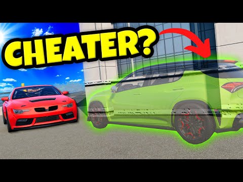 Car Hide and Seek But We CHEAT with POWERUPS in BeamNG Drive Mods!