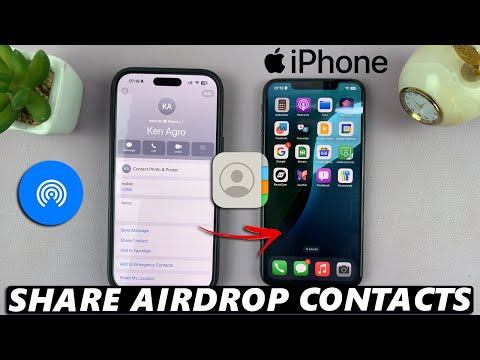 How To Share Contacts To Another iPhone via AirDrop