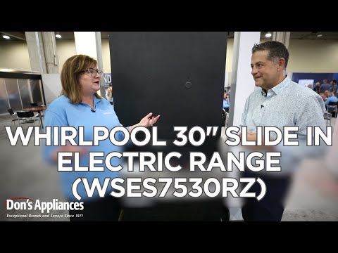 Whirlpool 30" Stainless Steel Slide In Electric Range (Model # WSES7530RZ)