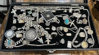 My Silver collection 2024! #silvercollecting #silverjewllery #silver