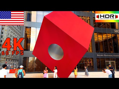 New York Stock Market Walk Part 1/2 USA 4K HDR