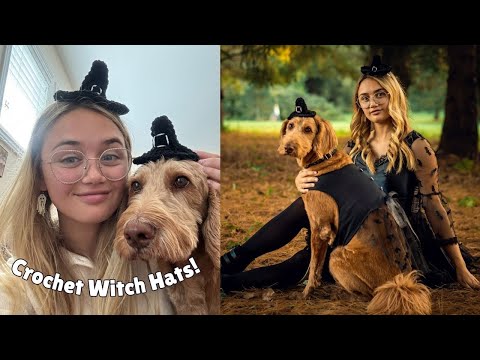 I Made My Dog and I Matching Witch Costumes 👻 (Crochet + Sewing)