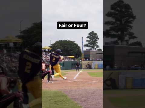 Fair or Foul? #fyp #homerun #trending #baseball