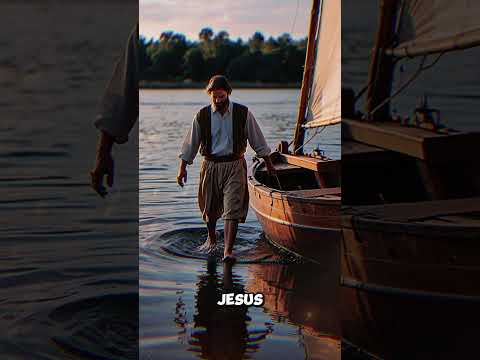 The Night Journey  Jesus Walk On Water #bible #shorts #jesus #heaven #god #biblestories