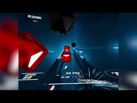 I beat "Power of the Saber Blade" in Beat Saber multiplayer