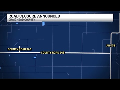 Road closure planned for bridge construction in Craighead County