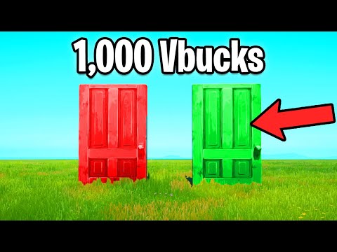 Which Door Would You Pick For Fortnite Vbucks?