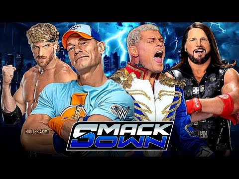 John Cena & Logan Paul vs Cody Rhodes & AJ Styles WWE SmackDown Tag Team - FULL MATCH