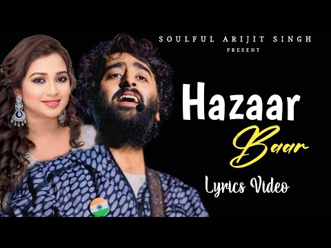 Arijit Singh: Hazaar Baar (Lyrics) | Baby John | Varun Dhawan, Keerthy Suresh