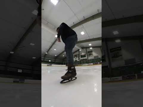 Super fun maneuvers sliding like butter on ice #shorts #iceskating #stowe