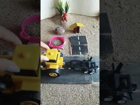 #tractor #tractorvideo #crane #toys #diy #minitractor #trolley #jcb #truck #bulldozer