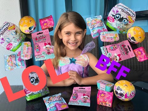 Unboxing LOL Surprise,, Hatchimals, Ooshies, Bff,,Baby Secrets