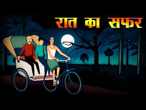 Horror cartoon story रात का सफर || भूतो की कहानी  || Raat ka Safar || Horror Animated story in Hindi