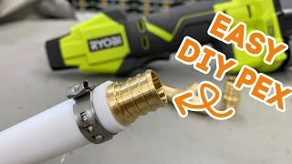 Ryobi Pinch Clamp Tool - Easy DIY PEX plumbing