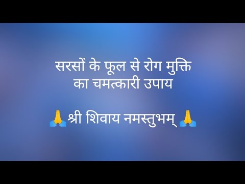 सरसों के फूल से रोग मुक्ति का चमत्कारी उपाय- @panditpradeepmishrajikeupa9406