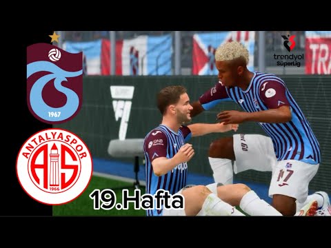 Trabzonspor - Antalyaspor Maçı | Süper lig 19.Hafta 24/25 (Маç Özeti)