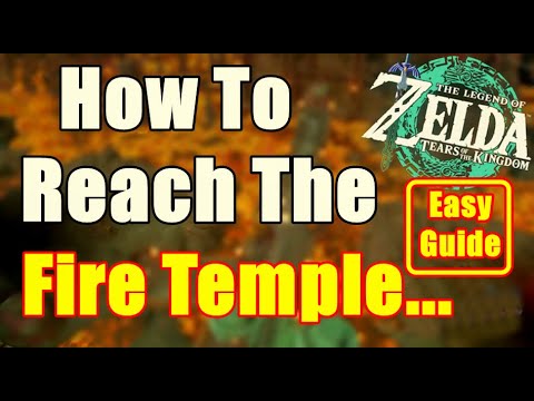 How to get to the Fire Temple/Yunobo of Goron City Zelda Tears of The Kingdom