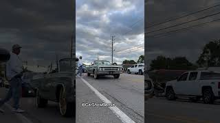 Oldsmobile Starfire on Savini Wheels during MidwestFest edition of Stunt Sundays in Indianapolis, IN