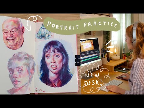 Art Vlog | Studio Updates, Marker Portraits & more!