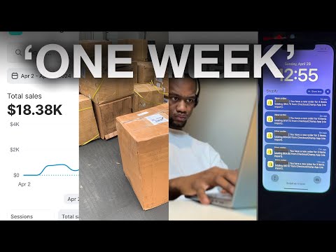 I tried dropshipping online for 1 week…