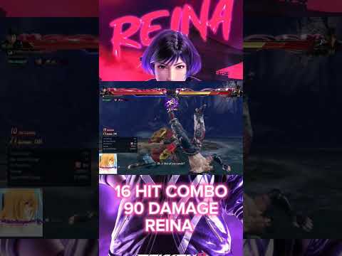 16 HIT COMBO 90 DAMAGE #tekken8 #reinacombo