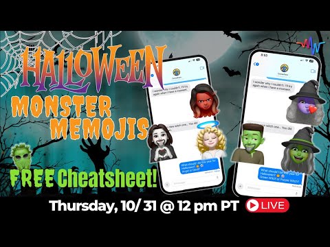 👻 Halloween Memoji Magic LIVE! Create & Customize Memojis with iOS 18 🎃