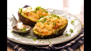 Tuna Cheesemelt Avocado Cups