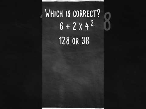 Which answer is correct?