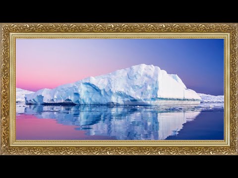 Beautiful Antarctica TV Frame Art - No Sound - No Animation | TV Wallpaper