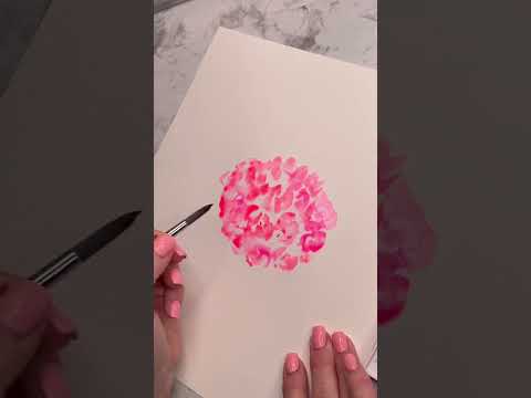 Watercolor Flower filled Easter eggs #ytshorts #easterdiy #diyartproject  #easyarttutorial #cards