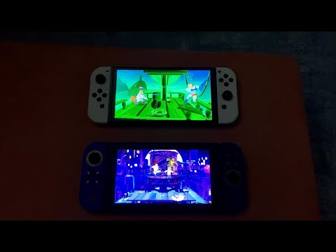 Nickelodeon All-Star Brawl - OLED Nintendo Switch Vs Original Switch!! Comparison Part 3!