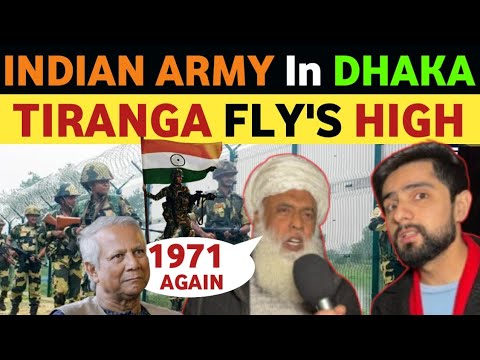 TIRANGA FLY'S HIGH IN DHAKA, INDIAN ARMY IN BANGLADESH, PAKISTANI PUBLIC REACTION ON INDIA, REAL TV