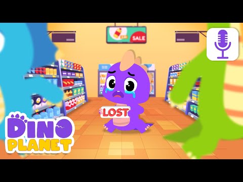 Mia got lost😭| Bedtime stories | DINO PLANET