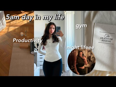 5AM day in my life!! | living alone in Los Angeles!