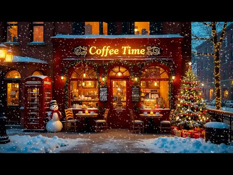 Christmas Jazz Instrumental at Winter Coffee Shop ~ Relaxing Holiday Jazz Music for Good Mood