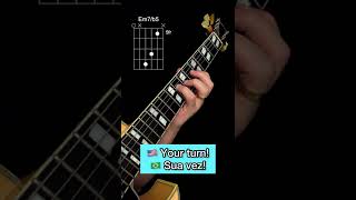 Easy jazz chords (major 2-5-1) #jazzguitar  #guitarrajazz