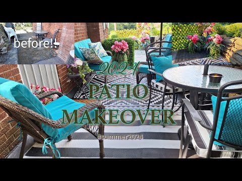 DIY Extreme Patio Makeover | 2024 Home Décor Ideas | Tablescapes and Decor By Candy