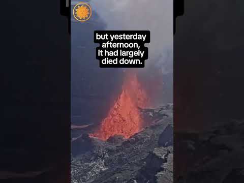 Kilauea volcano on Hawaii's Big Island erupts again #shorts