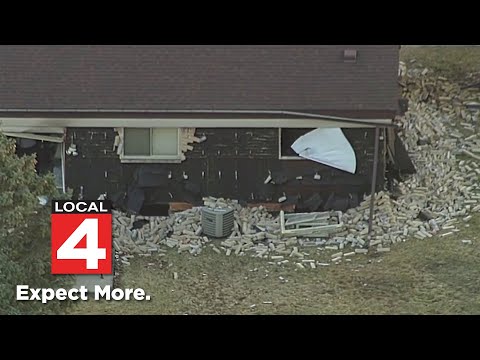 Chopper video: Garden City house damaged in explosion