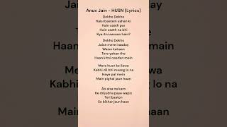 Anuv Jain - HUSN (Lyrics)