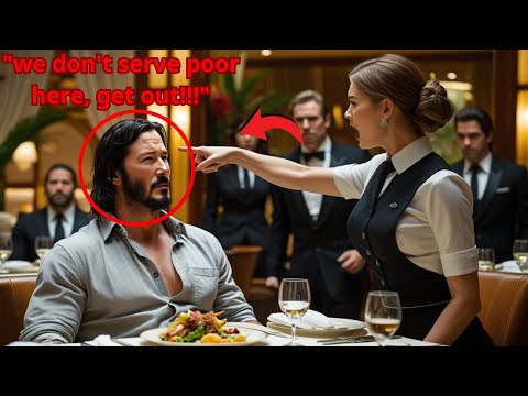 Waiter insulted Keanu Reeves in a luxury restaurant, Not Knowing He Owns the restaurant