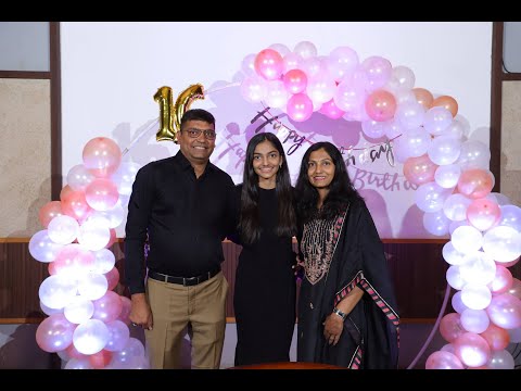 Sweet Sixteen Birthday Celebration | Aatmaja Jayesh Vachhani