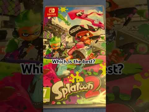 Which is the best #splatoon3 #splat #splatoon2 #splatoon1 #splatoon #collection #switch #wiiu #which